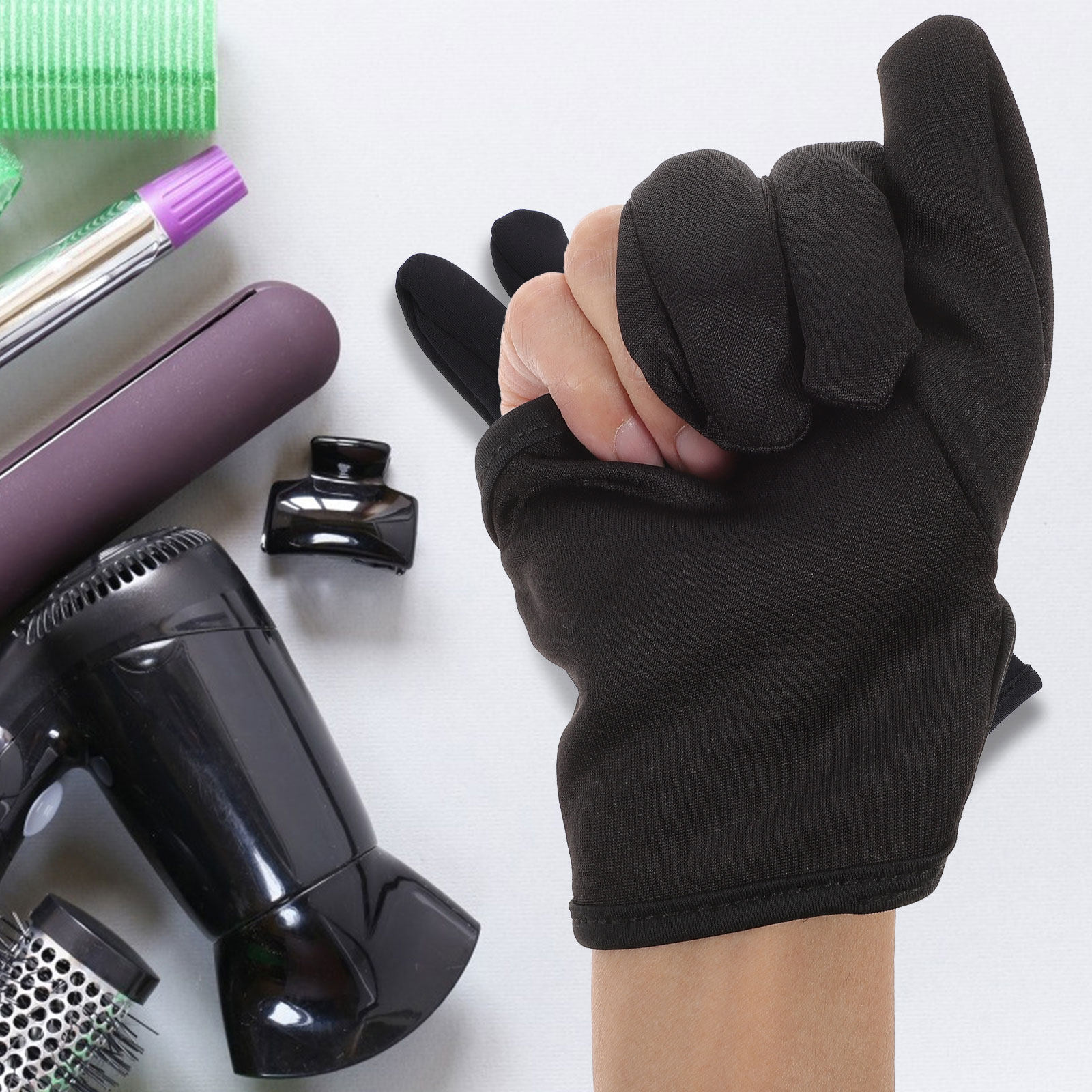 Heat Resistant Glove - 3 Parmaklı Siyah Isıya Dayanıklı Yalıtımlı