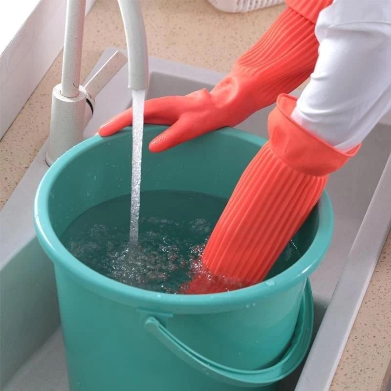 Dish Glove Rubber - Uzun Yeniden Kullanılabilir Kauçuk Bulaşık Yıkama