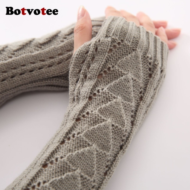 Kadınlar için Botvotee Kışlık  - Fingerless Glove Knit incelemesi ve fiyatı
