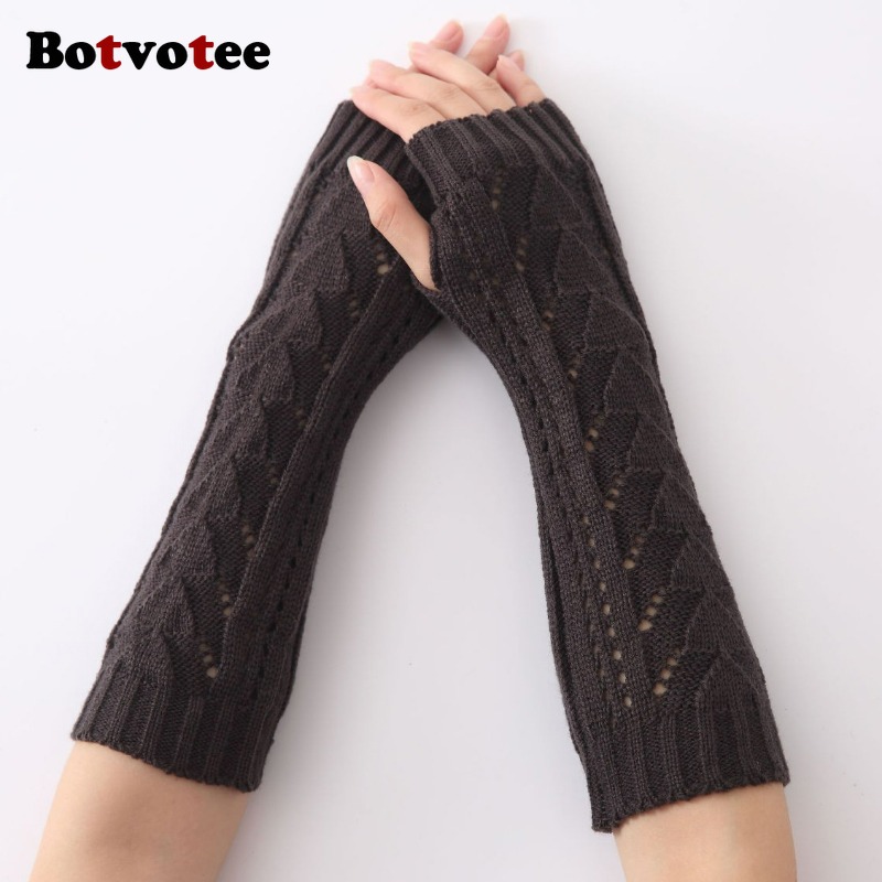 Kadınlar için Botvotee Kışlık  - Fingerless Glove Knit incelemesi ve fiyatı