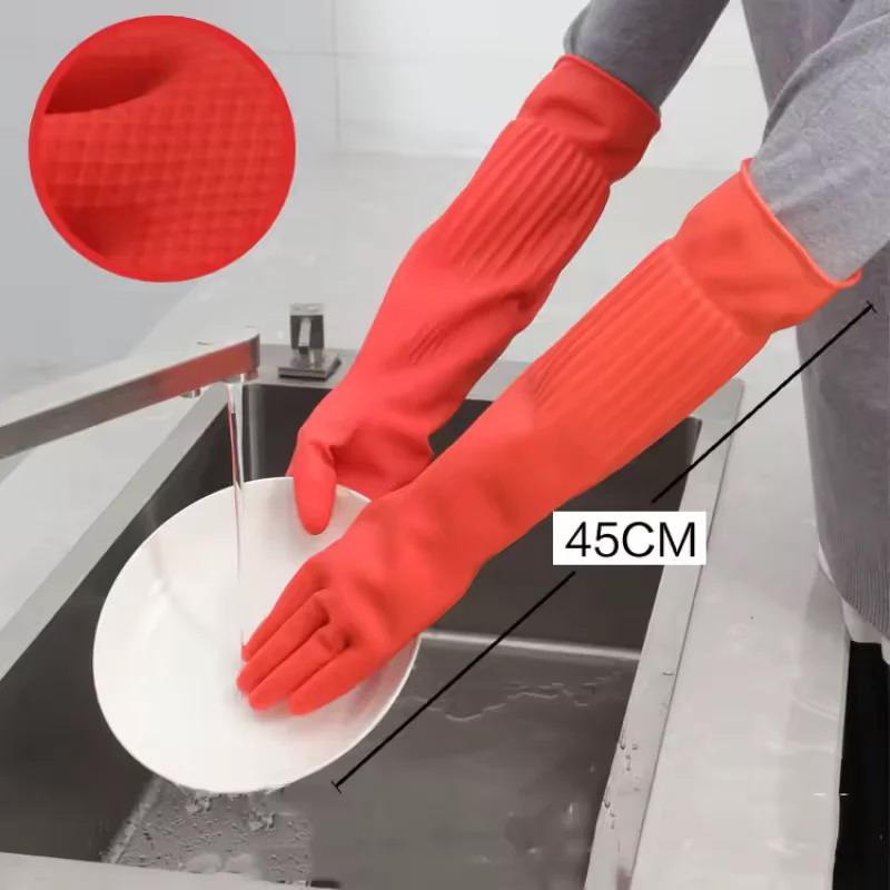 Uzun Yeniden Kullanılabilir Ka - Dish Glove Rubber incelemesi ve fiyatı