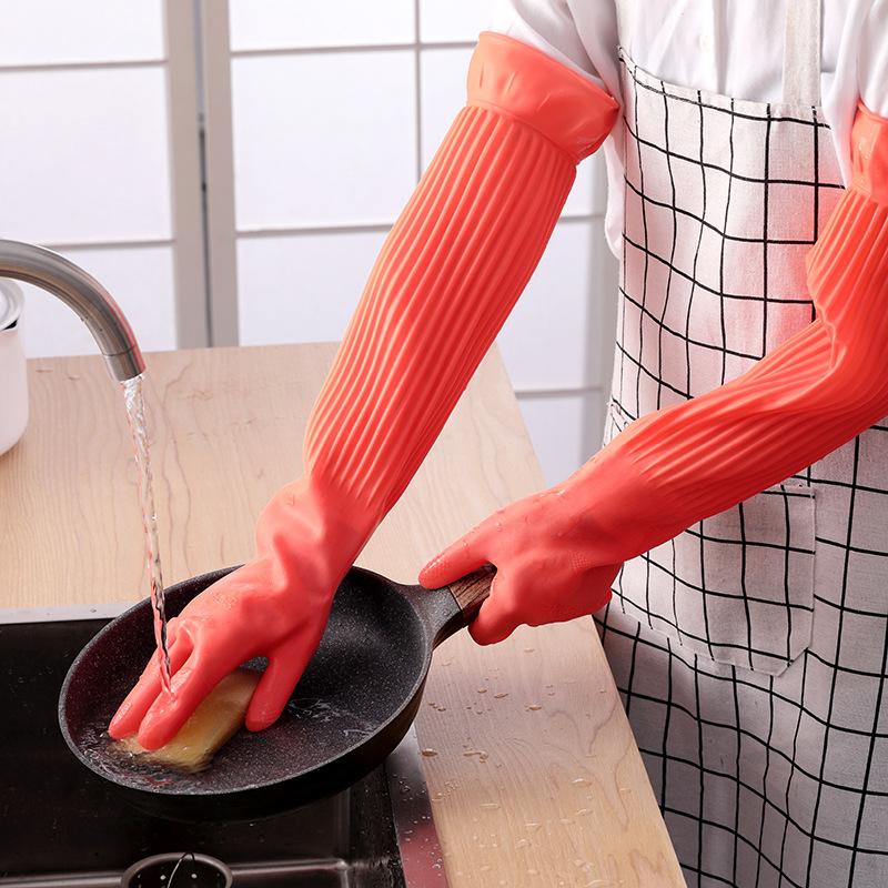 Uzun Yeniden Kullanılabilir Ka - Dish Glove Rubber incelemesi ve fiyatı