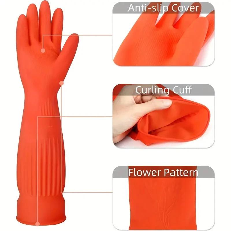 Uzun Yeniden Kullanılabilir Ka - Dish Glove Rubber incelemesi ve fiyatı