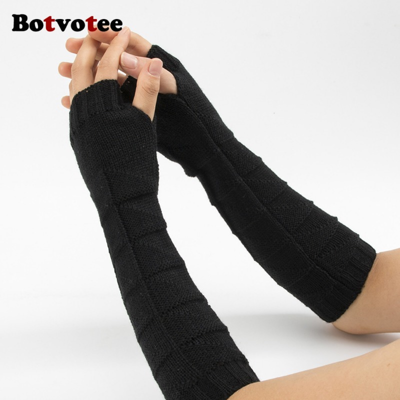 Botvotee Y2k Kalın Örgü Kol Is - Fingerless Glove Knit incelemesi ve fiyatı