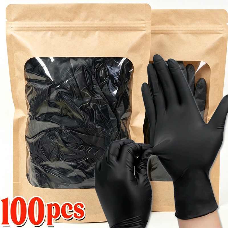1/100 adet Tek Kullanımlık Siy - Latex Disposable Glove incelemesi ve fiyatı