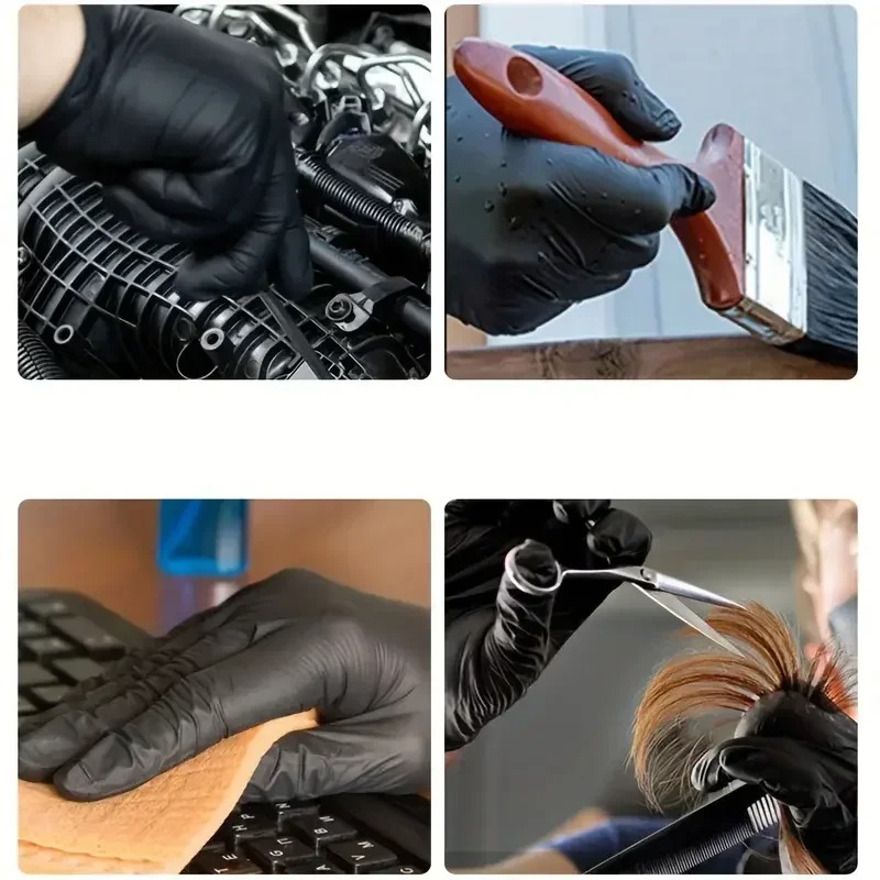 1/100 adet Tek Kullanımlık Siy - Latex Disposable Glove incelemesi ve fiyatı